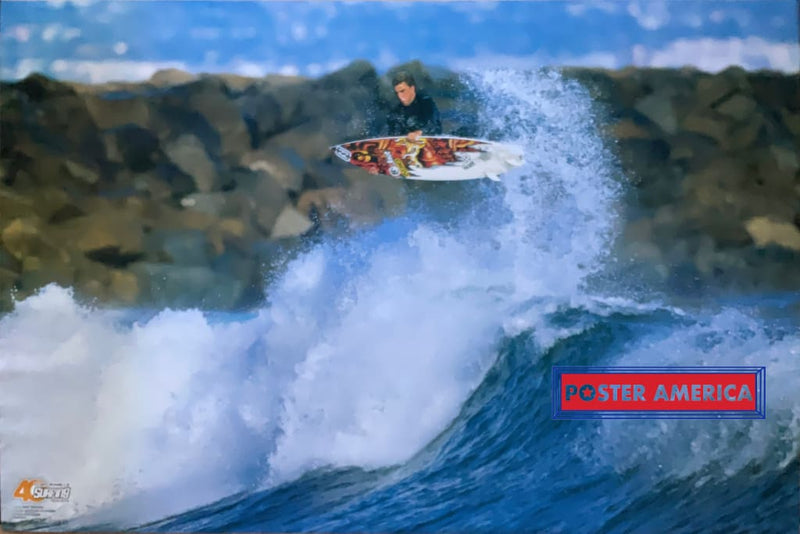 Load image into Gallery viewer, 40 Years Of Surfing 1964-2004 Featuring Nate Yeomans Vintage Poster 24 X 36
