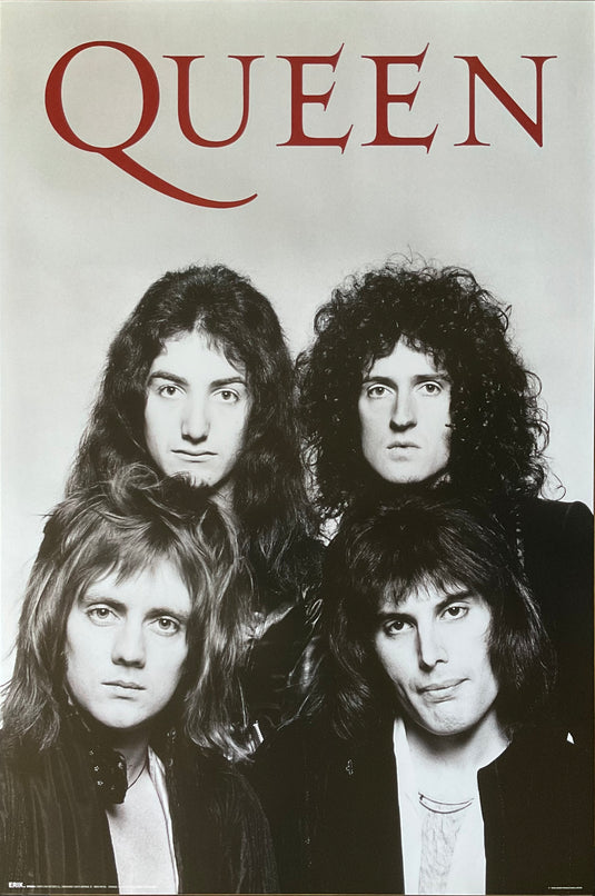 Queen Full Band Vertical Shot Poster 24 x 36