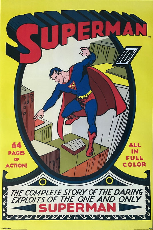 Superman DC Comics Cover Poster 24 x 36