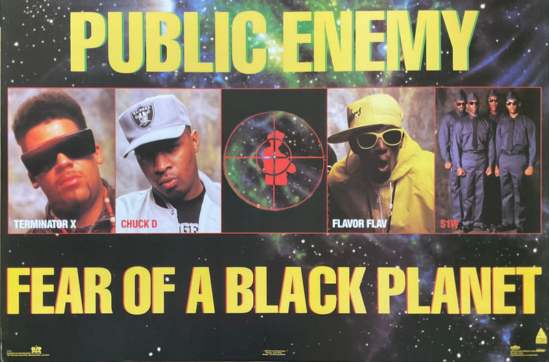 Load image into Gallery viewer, Public Enemy Fear of a Black Planet Poster 24 x 36
