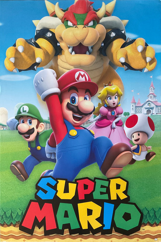 Super Mario Video Game Poster 24 x 36