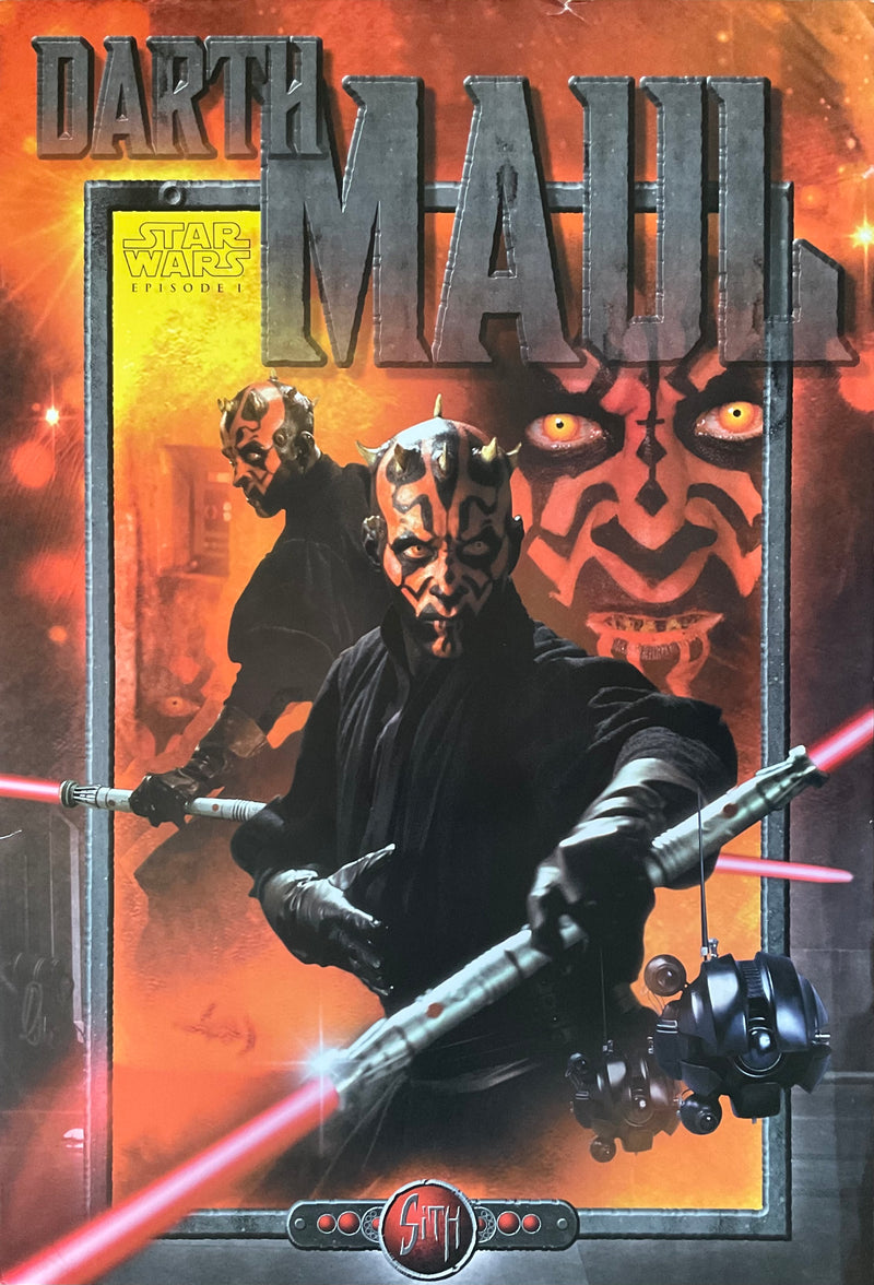 Load image into Gallery viewer, Darth Maul Star Wars Episode 1 Vintage Poster 24 x 35
