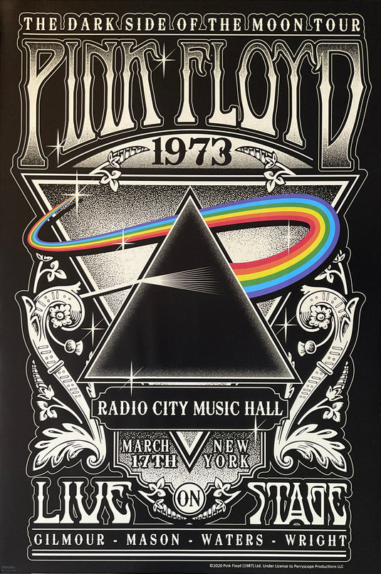 Pink Floyd The Dark Side Of The Moon Tour Poster 24 x 36