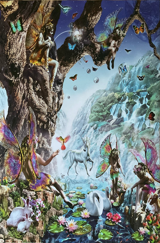 Fairy Falls by Adrian Chesterman Art Poster 24 x 36