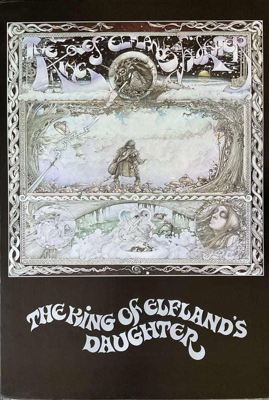 The King of Elfland’s Daughter Vintage Fantasy Art Poster 23.5 x 34.5