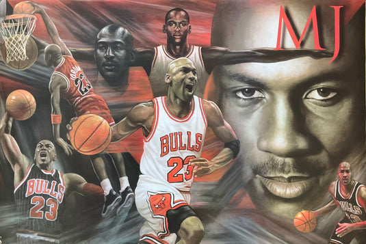 MJ Collage Art Poster 24 x 35.5