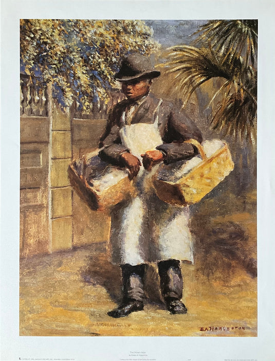 The Honey Man by Edwin Harleston Vintage 1998 Art Print 21 x 27.5