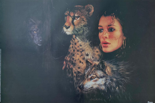 Wilderness Dream by Joy Payne Vintage 1991 Art Poster 24 x 36