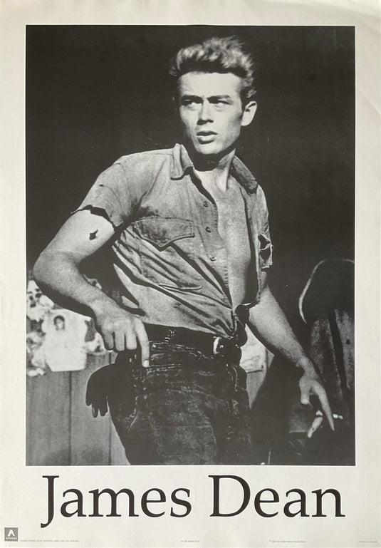 James Dean While Filming the Giant Movie Poster 24.5 x 35