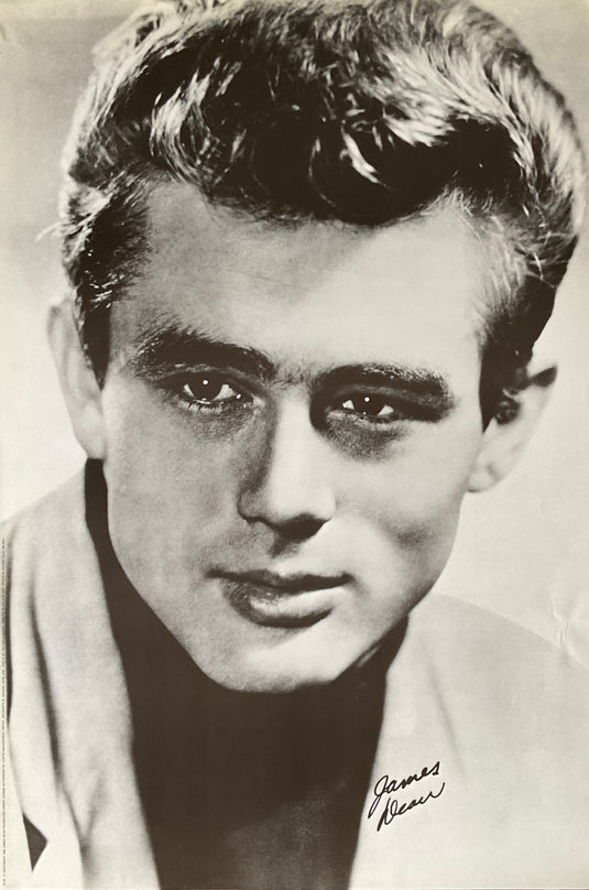 James Dean Classic Portrait Shot Vintage Poster 24 x 36