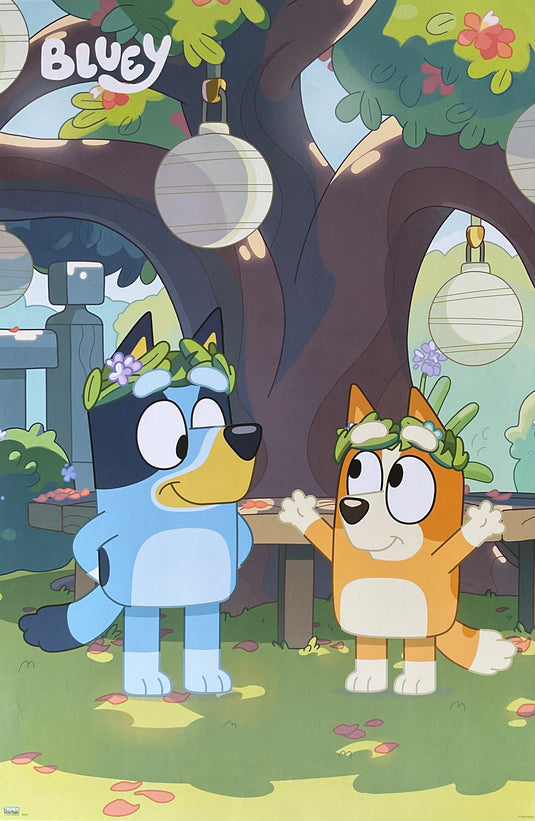 Bluey Television Cartoon Show Poster 22.5 x 34