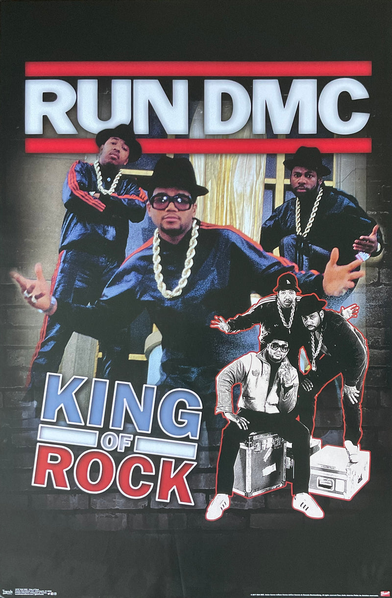 Load image into Gallery viewer, Run DMC King of Rock Out of Print Poster 22.5 x 34
