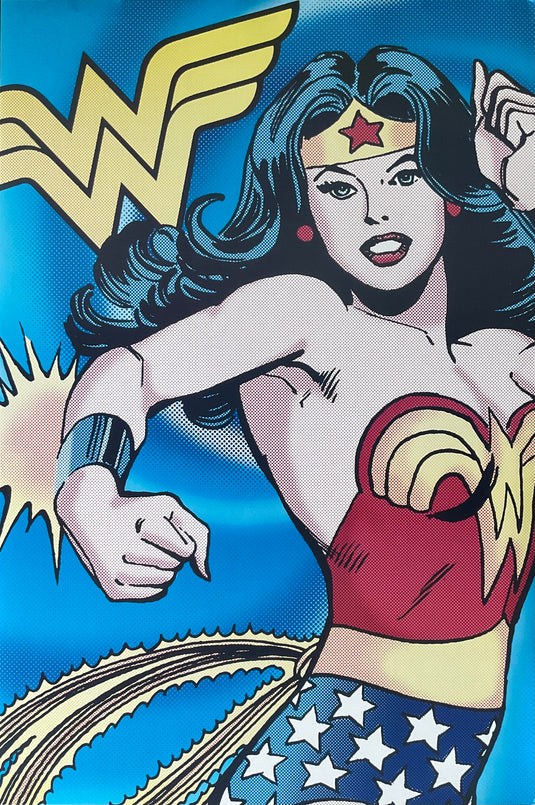 Wonder Woman Comic Book Style Poster 24 x 36