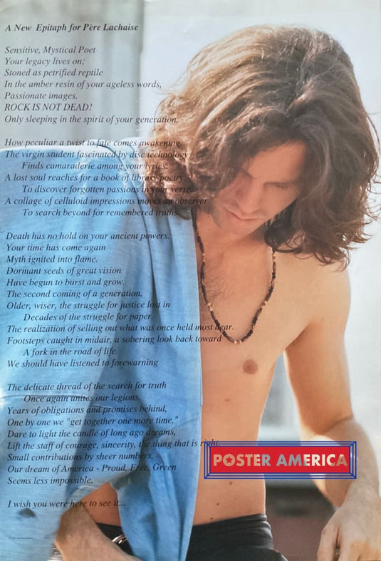 A New Epitaph For Pére Lachaise Vintage 1993 23 X 34 Poster Vintage Poster