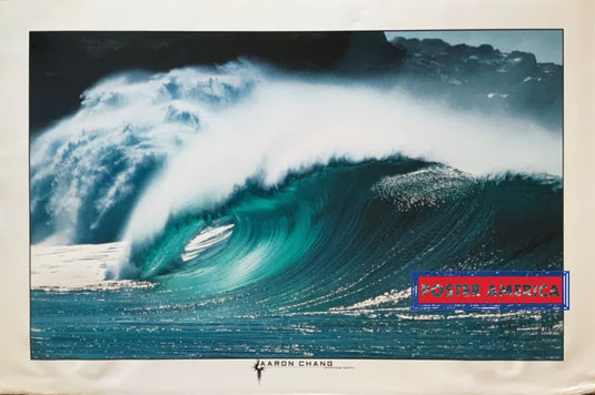 Aaron Chang Big Blue Wave Artwork Poster 24 X 36 Art Print