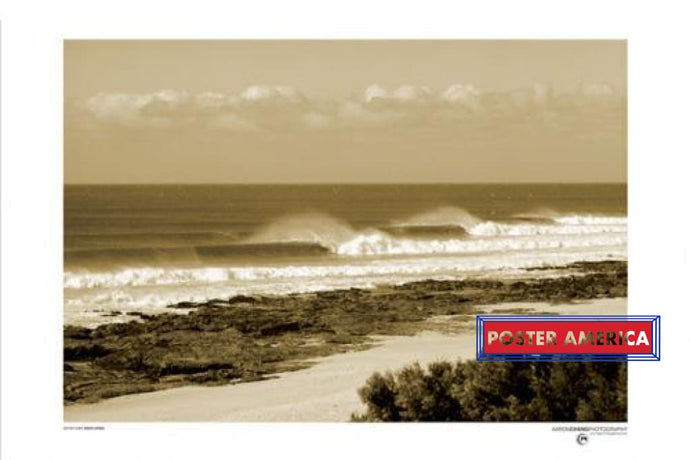 Aaron Chang Jeffreys Bay South Africa Surf Poster 24 X 36