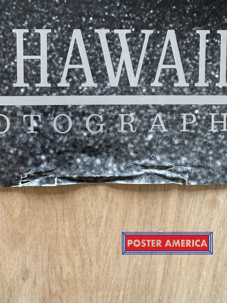 Load image into Gallery viewer, Aaron Chang Kalapana Black Sand Beach Hawaii Vintage 1990 Print 24 X 36 Vintage Poster
