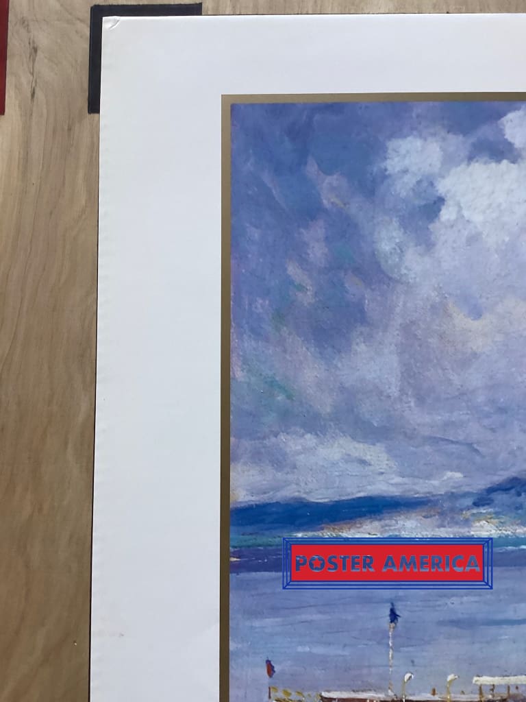 Load image into Gallery viewer, Abbott F. Graves Flowers By The Bay Vintage 1994 Fine Art Print 24 X 3
