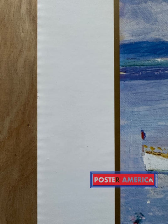 Abbott F. Graves Flowers By The Bay Vintage 1994 Fine Art Print 24 X 36