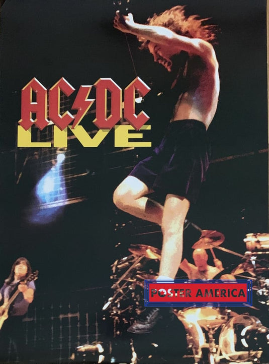 Ac Dc Live Original Atlantic Recording Company Promo Poster 1992 24 X 33 Usa Vintage