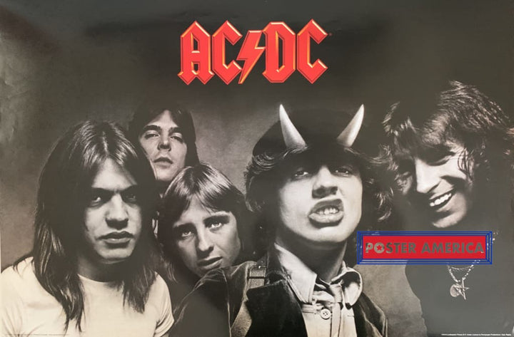 AC/DC Horizontal Band Shot Poster 24 X 36 – PosterAmerica