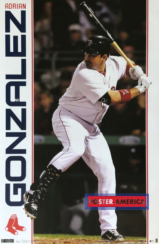 Adrian Gonzalez Boston Red Sox Poster 22 x 34.5 – PosterAmerica