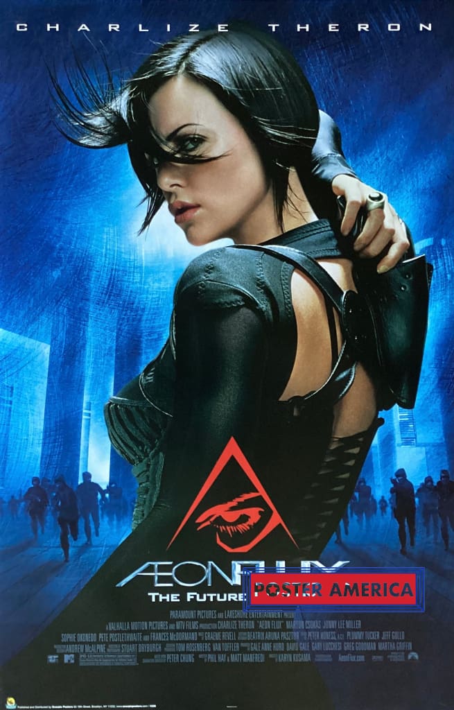 Load image into Gallery viewer, Aeon Flux The Future Is Movie Promo Poster 22.5 X 34.5

