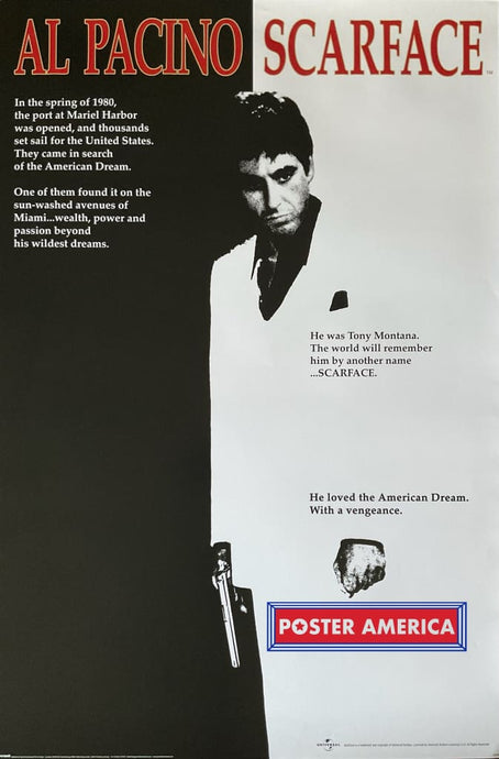 Al Pacino Scarface Movie Poster 24 x 36