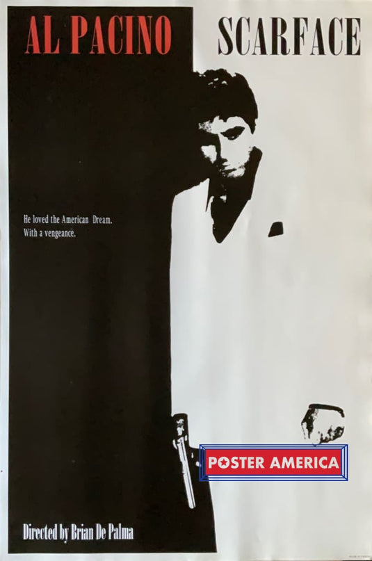 Al Pacino Scarface Swedish Import Poster 24 X 36