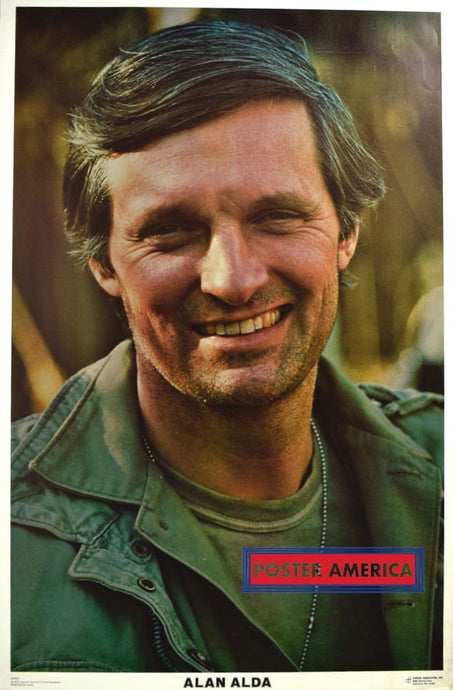 Alan Alda Mash Vintage 1976 Rare Poster 23 X 35