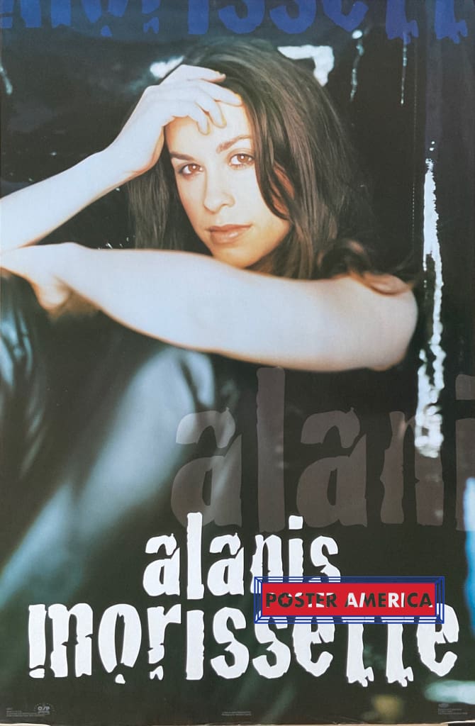 Load image into Gallery viewer, Alanis Morissette Shot By Michele Laurita Vintage 1995 Poster 23 X 35

