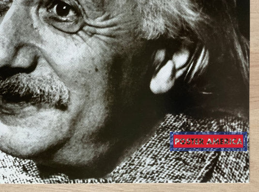 Albert Einstein Gravity And Love Quote Slim Print 12 X 36