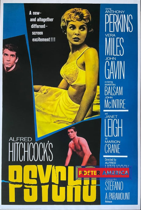 Alfred Hitchcock’s Psycho Movie Poster 24 x 36 Poster