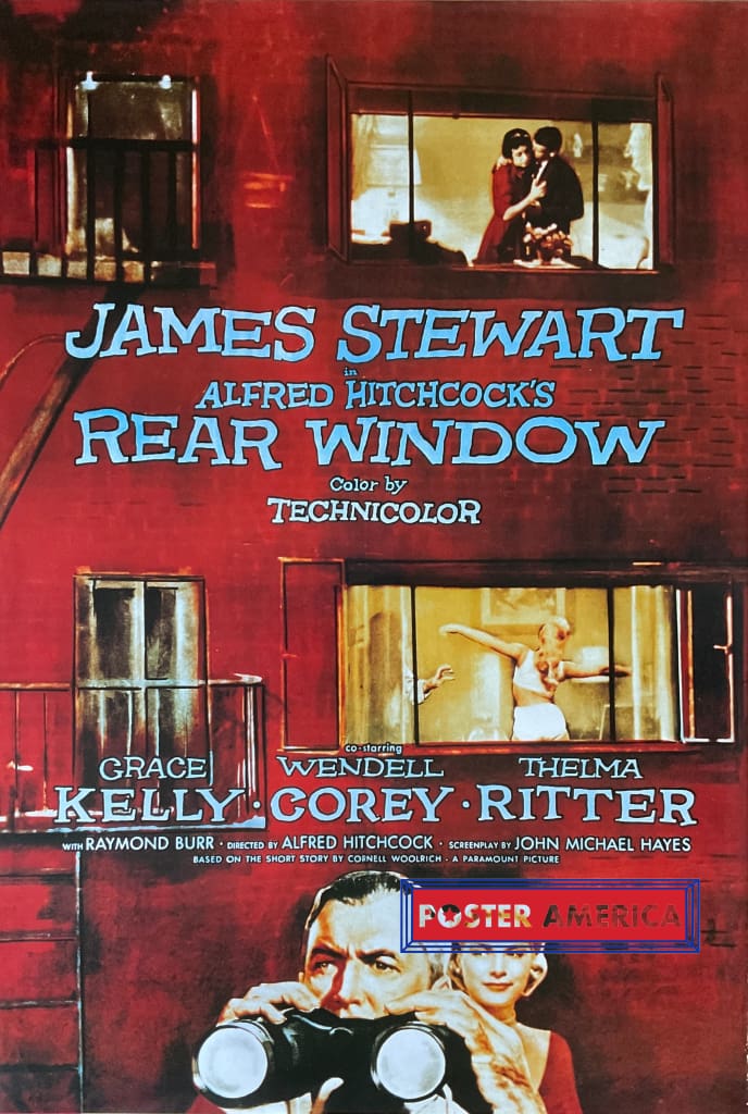 Load image into Gallery viewer, Alfred Hitchcocks Rear Window One-Sheet Reproduction Movie Poster 27 X 40
