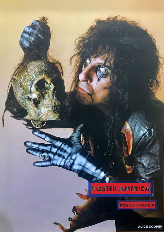 Alice Cooper Holding A Skull Uk Import Poster 23.5 X 33