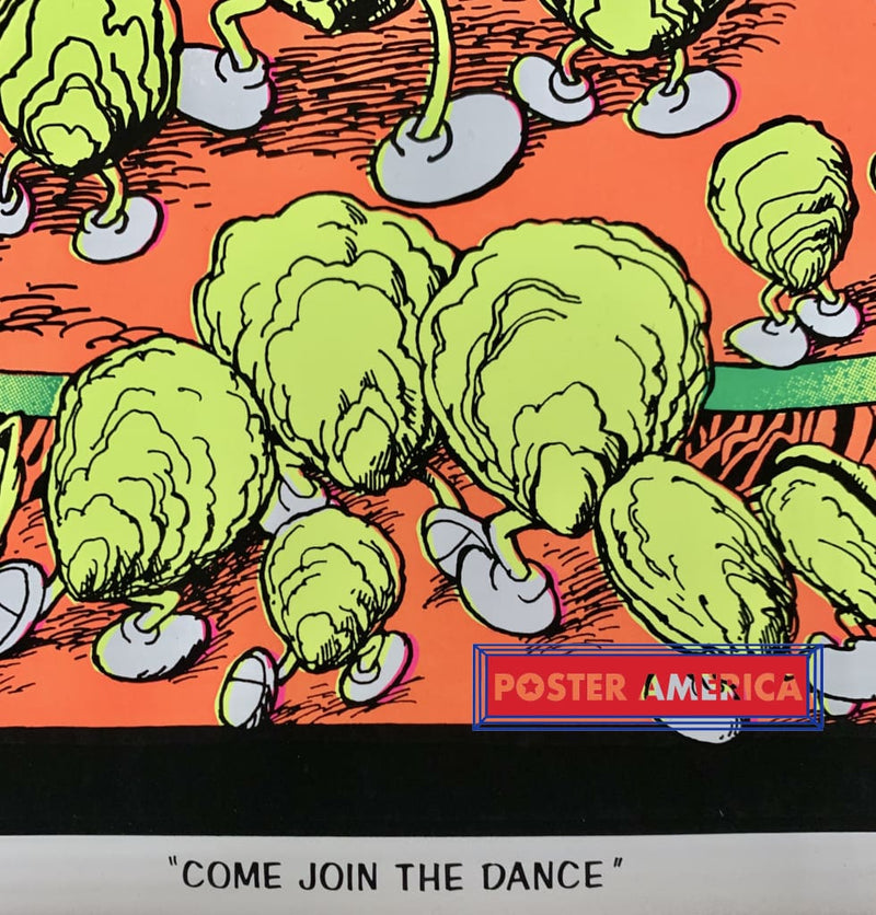 Load image into Gallery viewer, Alice In Wonderland Come To The Dance Original 1970S Black Light Poster 23 X 35 Blacklight
