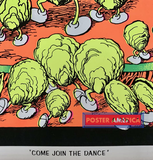 Alice In Wonderland Come To The Dance Original 1970S Black Light Poster 23 X 35 Blacklight