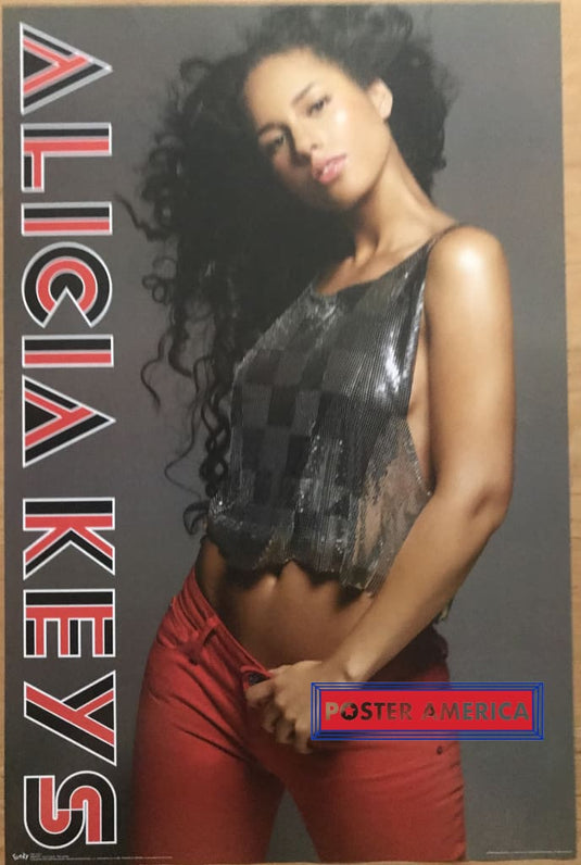 Alicia Keys Glamour Shot Vintage Poster 2008 22 X 34