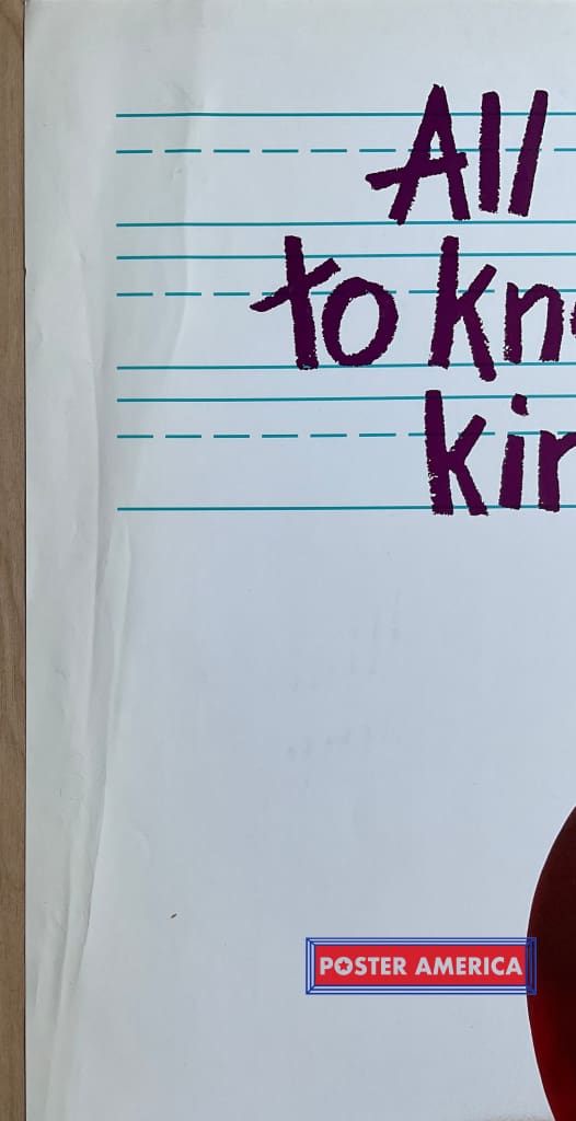 Load image into Gallery viewer, All I Really Need To Know Learned In Kindergarten Vintage Poster 23 X 354
