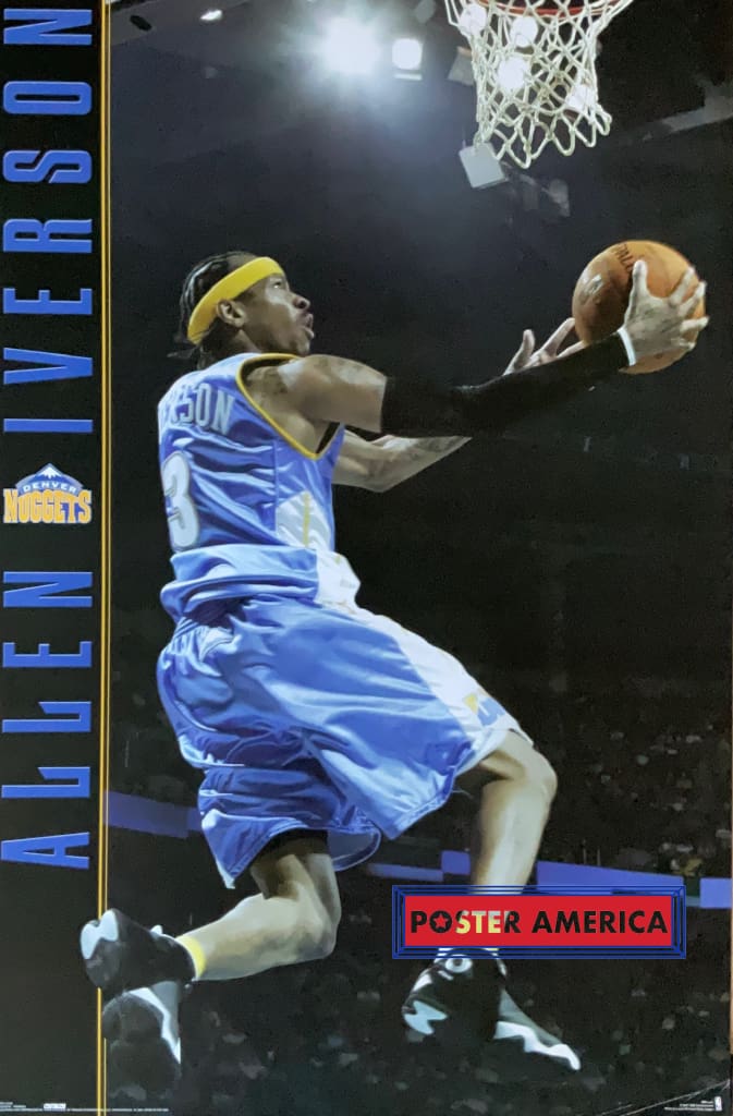 Load image into Gallery viewer, Allen Iverson Denver Nuggets 2007 Nba Poster 22.5 X 34
