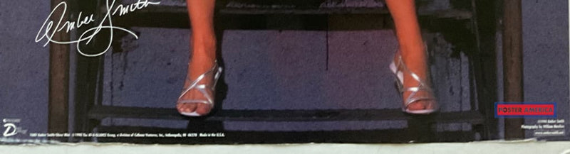 Load image into Gallery viewer, Amber Smith Silver Mini Dress Vintage 1998 Original Poster 22 X 34
