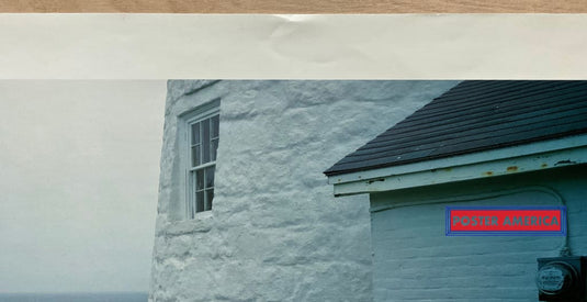 America Waterline Portfolio Vintage 1993 Lighthouse Slim Print 13 X 32