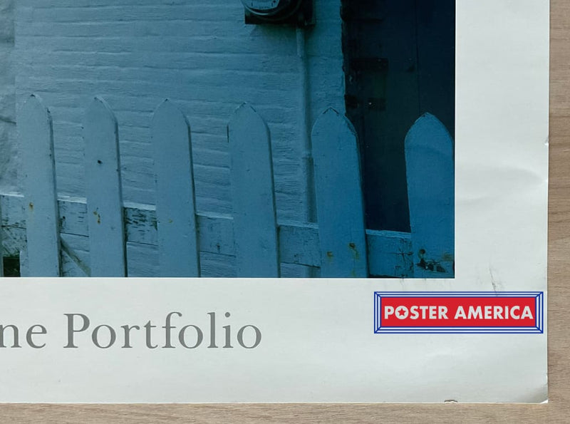 Load image into Gallery viewer, America Waterline Portfolio Vintage 1993 Lighthouse Slim Print 13 X 32

