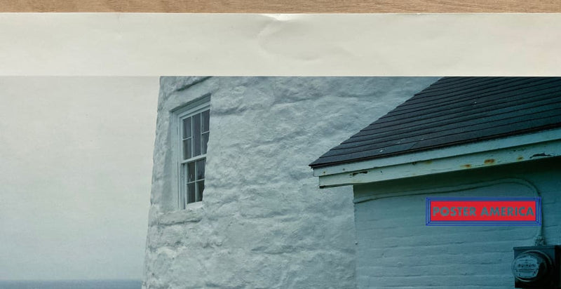 Load image into Gallery viewer, America Waterline Portfolio Vintage 1993 Lighthouse Slim Print 13 X 32
