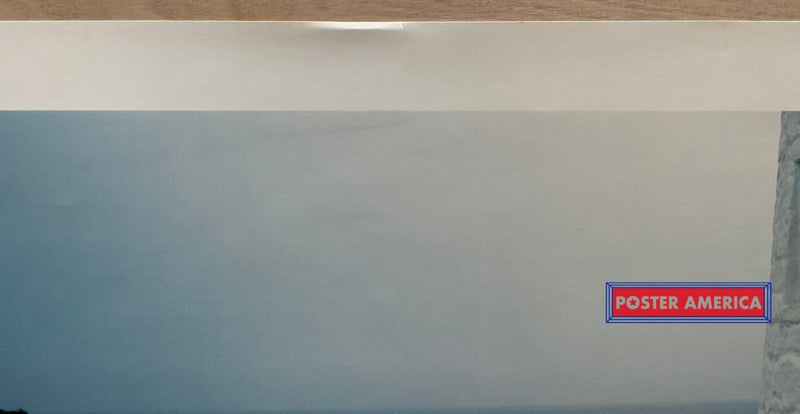 Load image into Gallery viewer, America Waterline Portfolio Vintage 1993 Lighthouse Slim Print 13 X 32
