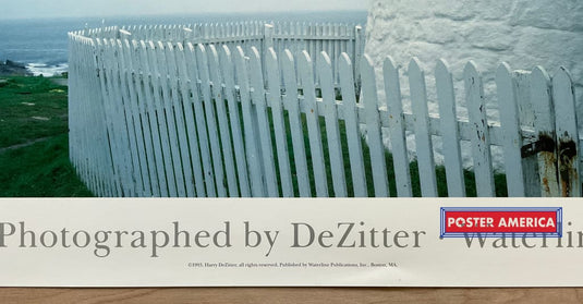 America Waterline Portfolio Vintage 1993 Lighthouse Slim Print 13 X 32