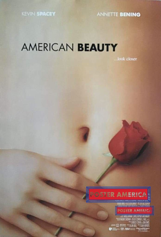 American Beauty Rose Vintage 1999 Movie Poster 24 X 35 Posters Prints & Visual Artwork