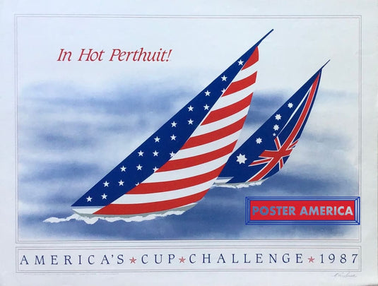 Americas Cup Challenge 1987 Art Print 19 X 25 Fine