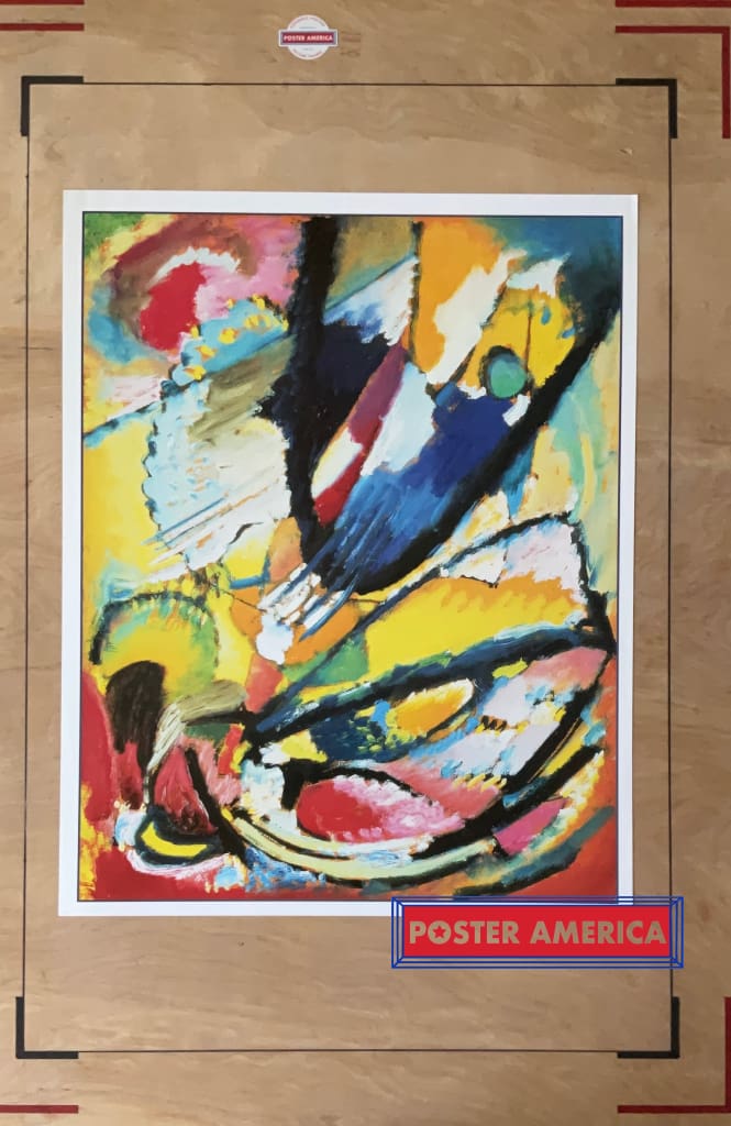 Load image into Gallery viewer, An Angel Of The Last Judgement Print By Wassily Kandinsky 21.25 X 27 Poster
