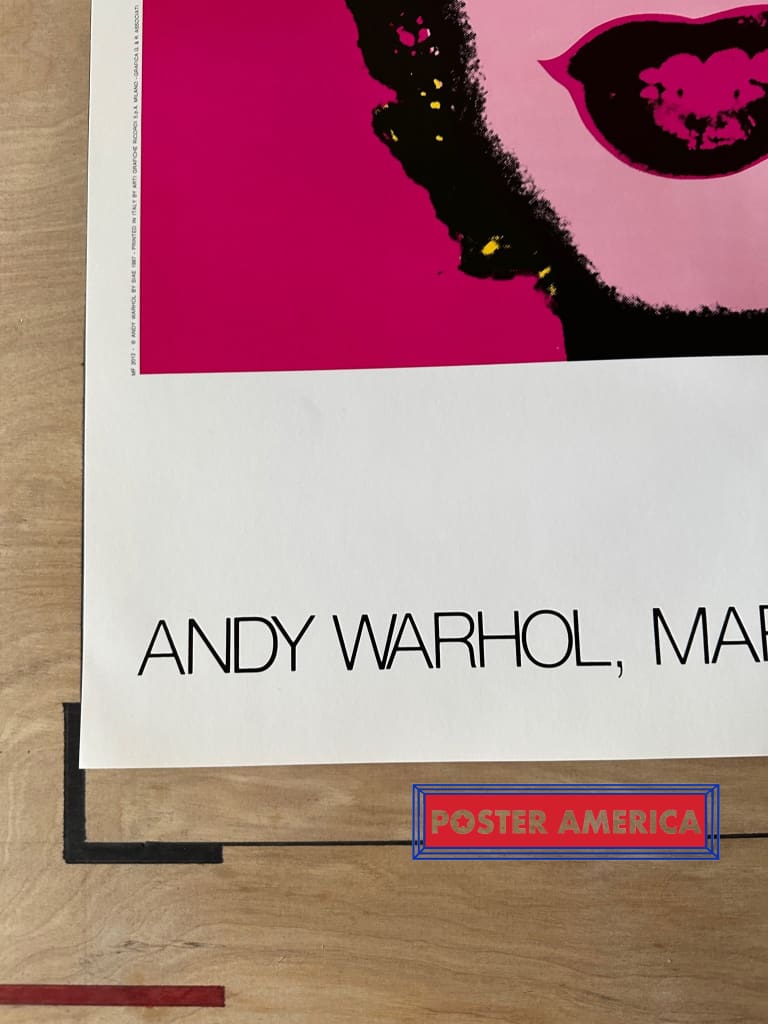Load image into Gallery viewer, Andy Warhol Marilyn Vintage Italian Import Art Print 24 X 34
